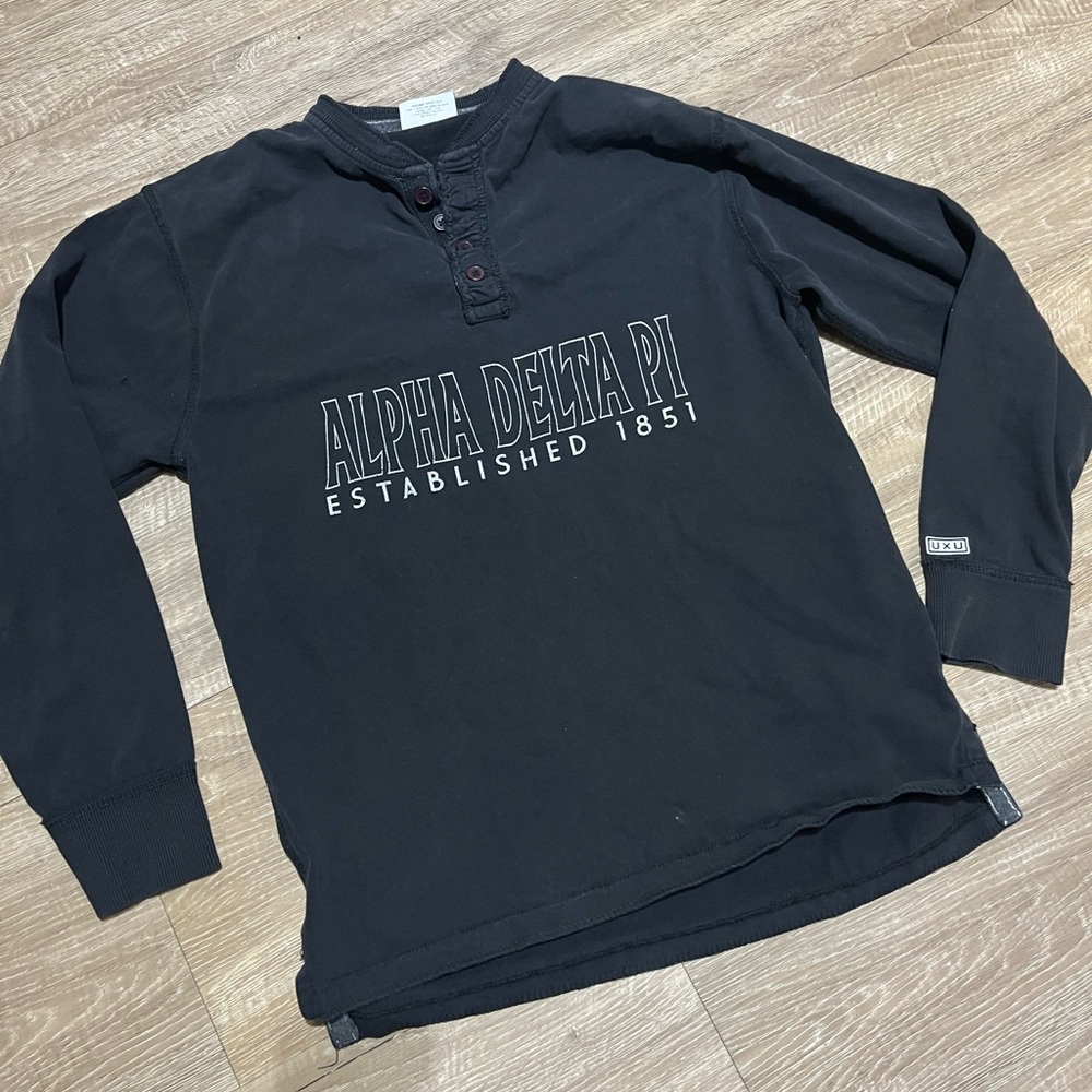 Alpha Delta Pi Black Long Sleeve Shirt